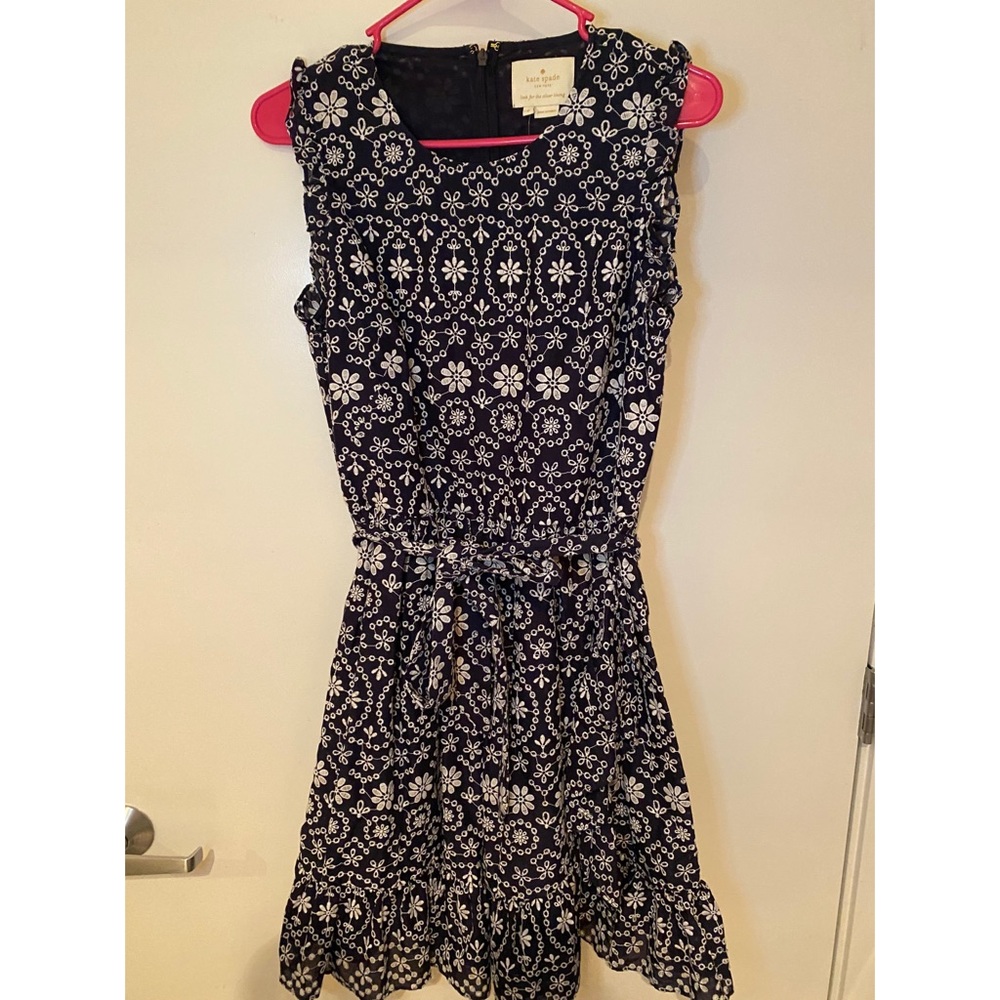 Kate Spade Eyelet Wrap Dress